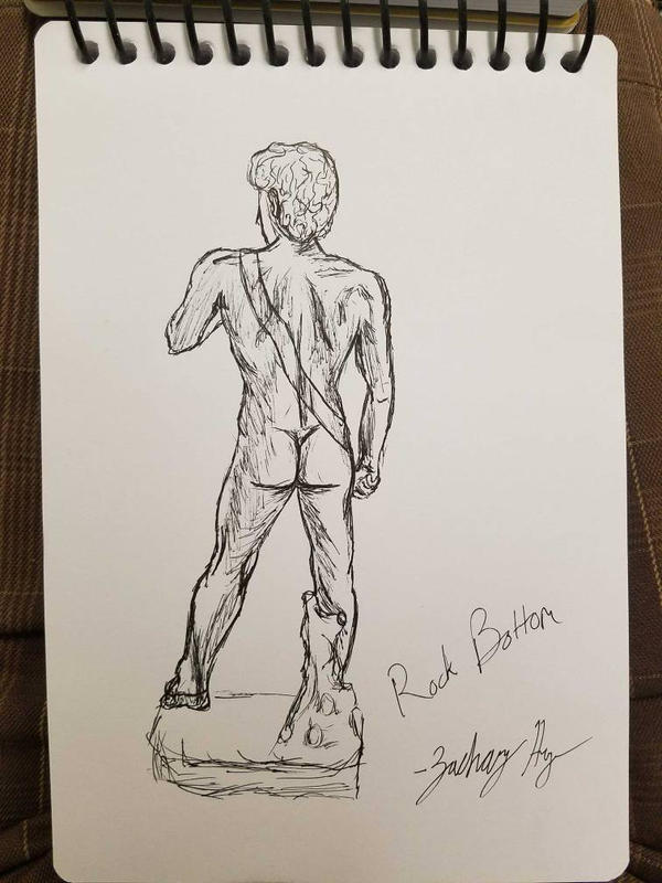 David Back View Statue of David Back by new-leaves on DeviantArt