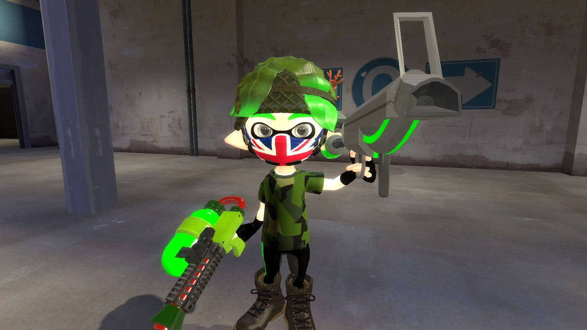 Splatoon Inkling Gmod Gmod Splatoon Inkling me's new mask by SuperfireGmod on DeviantArt