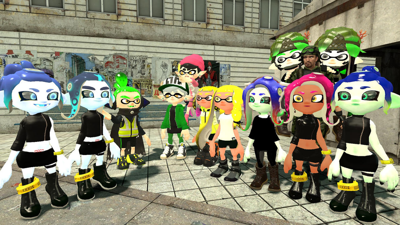 Gmod Splatoon New Recruits by SuperfireGmod on DeviantArt