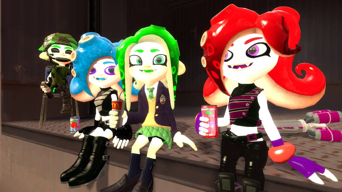 Gmod Octoling Gmod Splatoon Octoling Hangout by SuperfireGmod on DeviantArt