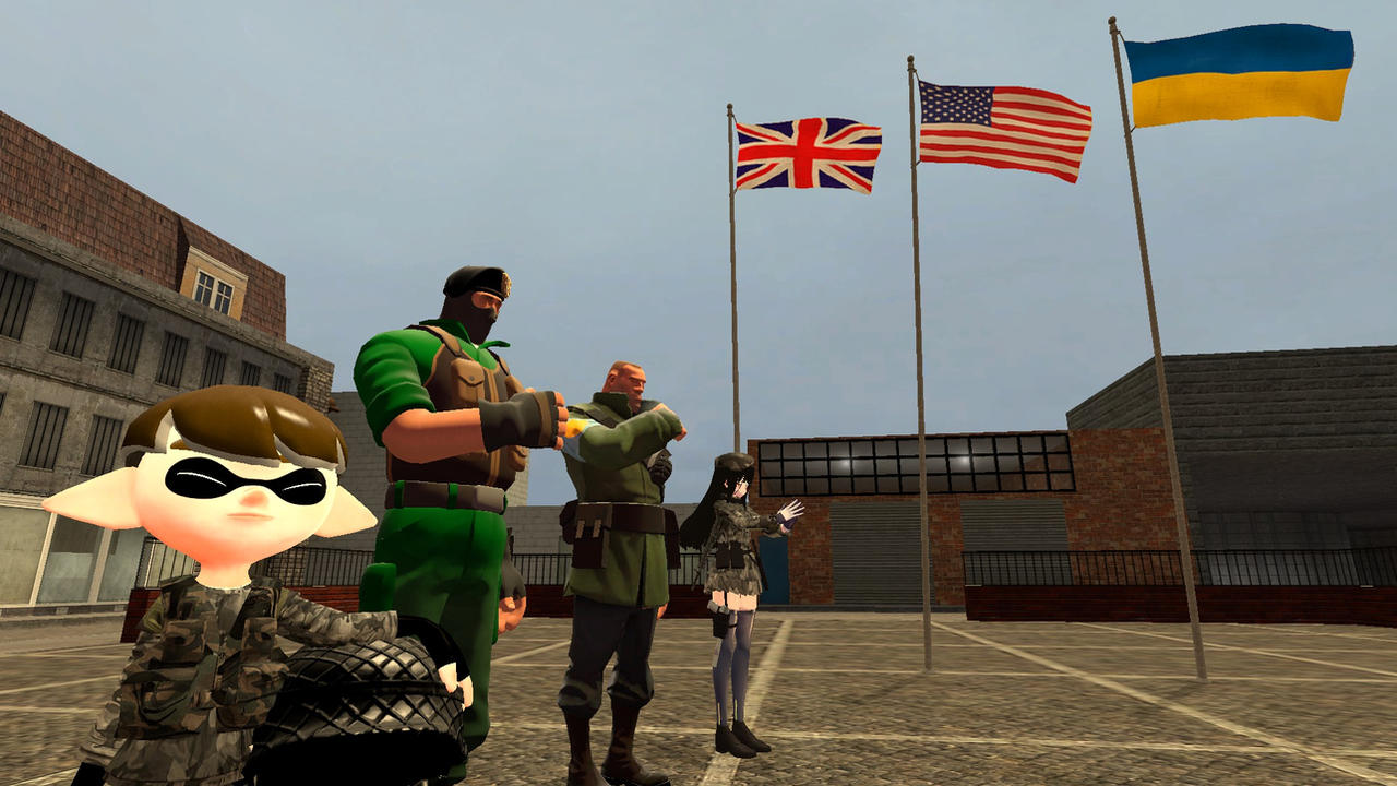 Gmod Splatoon Stand with Ukraine by SuperfireGmod on DeviantArt