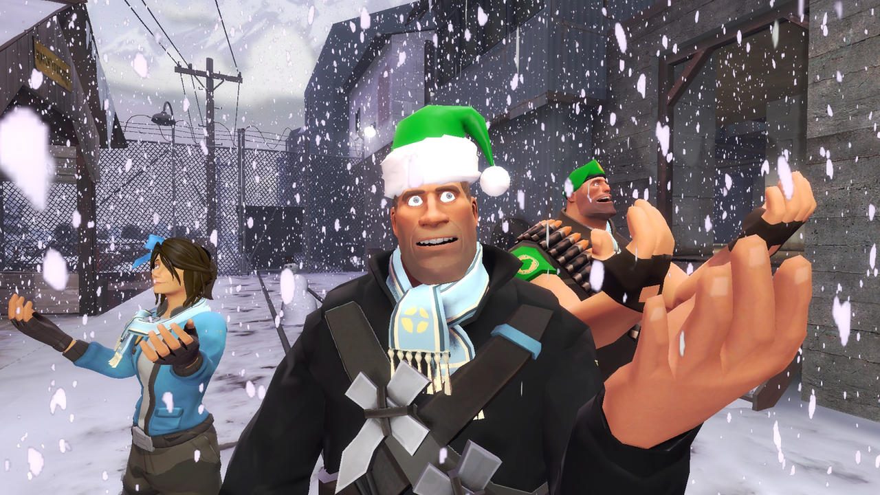 Tf2 Snowploy Gmod Tf2 Snowing at 2fort by SuperfireGmod on DeviantArt