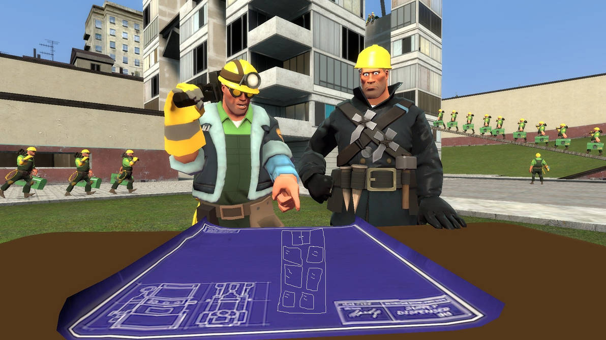 Tf2 Building Model Gmod Tf2 Construct Blueprint by SuperfireGmod on DeviantArt