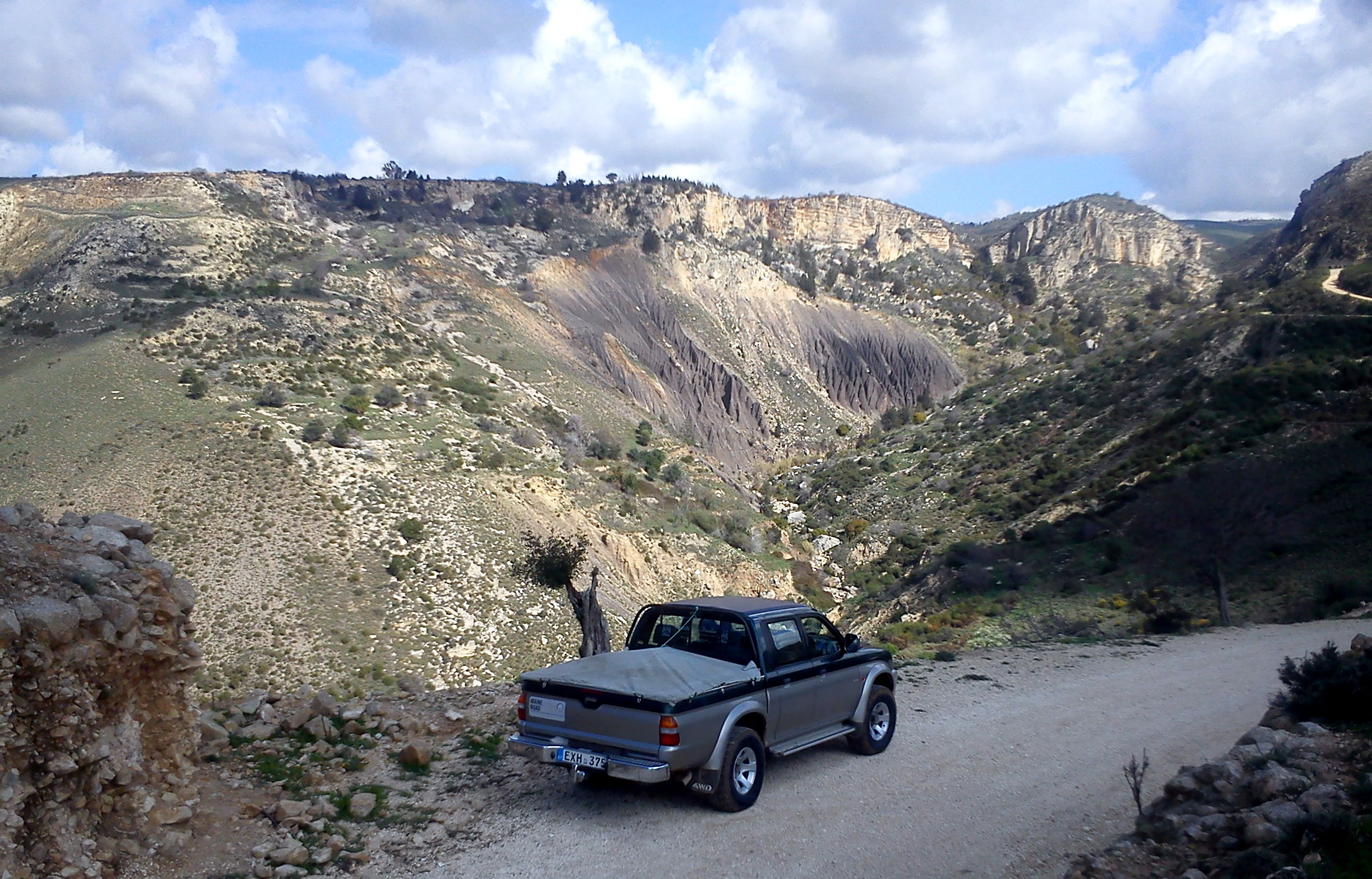 The Beast returning from a wood gathering trip.