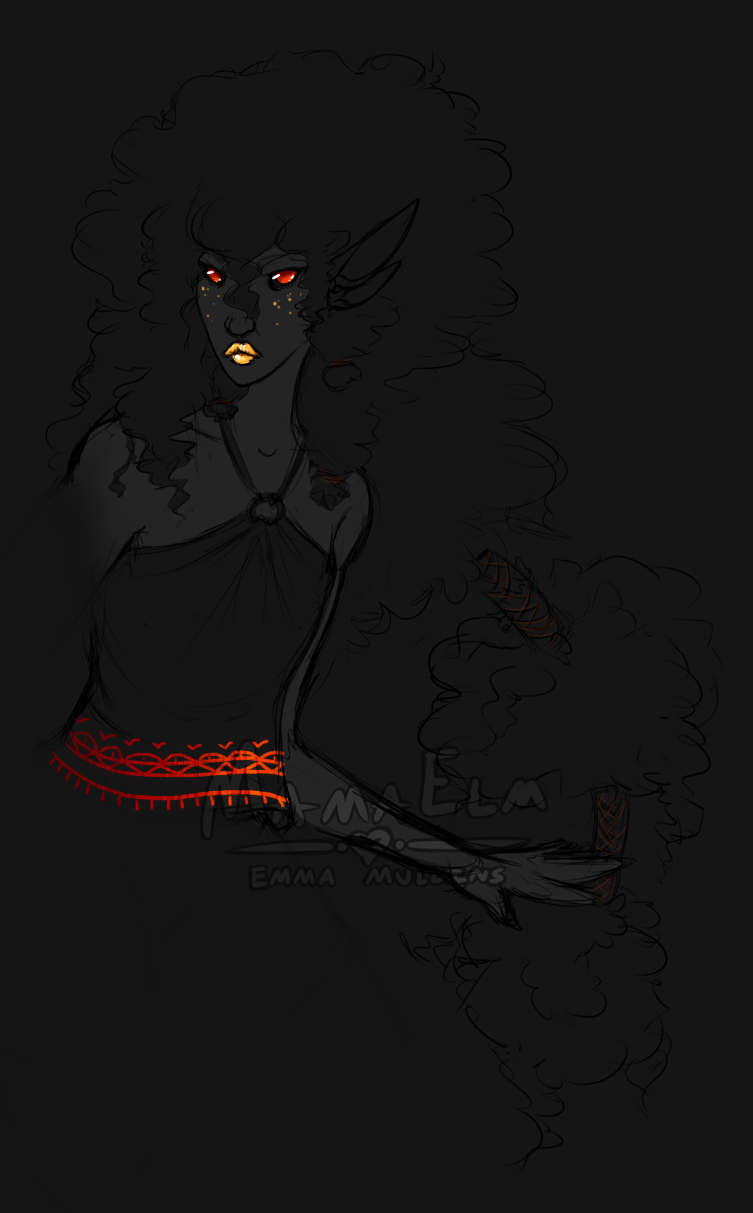 Mm Rhae Rhae Human Sketch by tayleaf on DeviantArt
