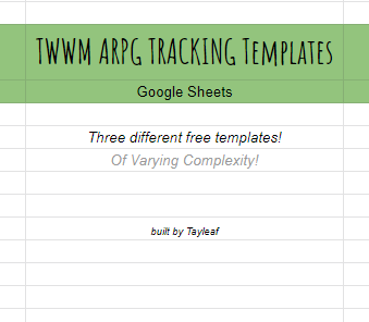 Spreadsheet Templates by tayleaf