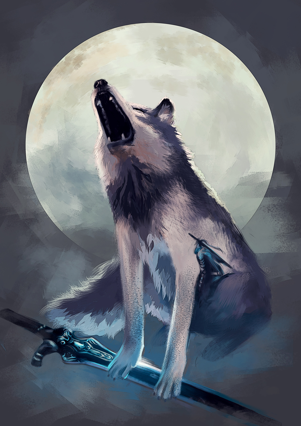 Sif, the Great Grey Wolf