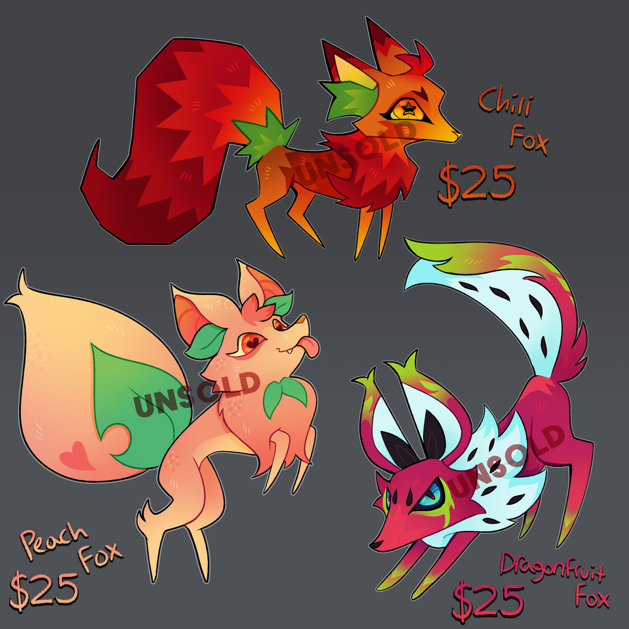 Fox Adaptables Food Fox Adoptables by isdafluffbutt on DeviantArt