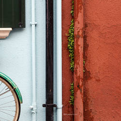 little composition for bicycle and downpipes