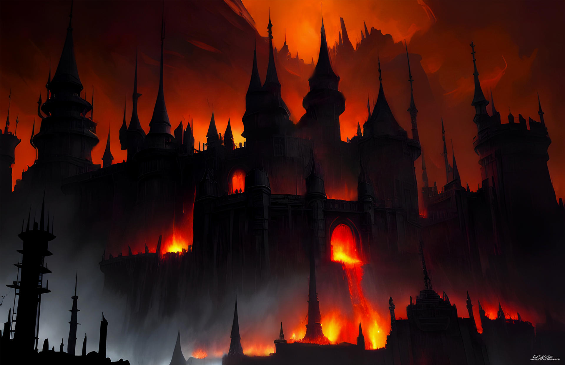 Demonic Building Demonic Castle by Vyerran on DeviantArt