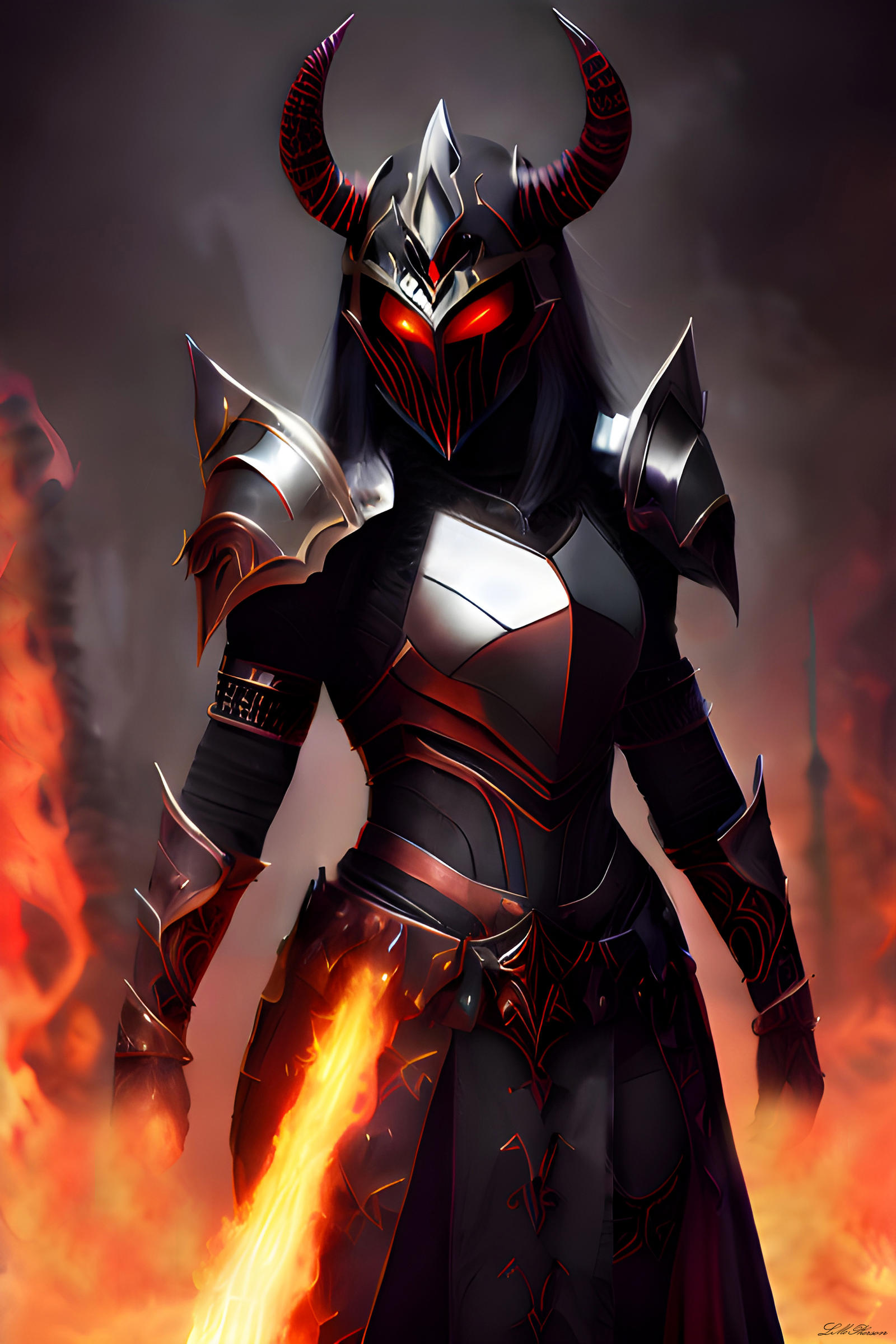 Demotic Knight Demonic Hell Knight by Vyerran on DeviantArt