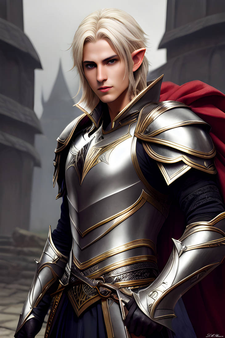 Elven Knight by Vyerran on DeviantArt