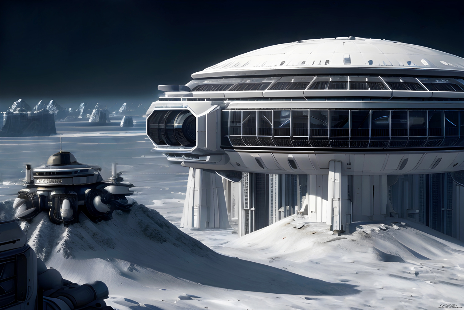 Lunar Base by Vyerran on DeviantArt