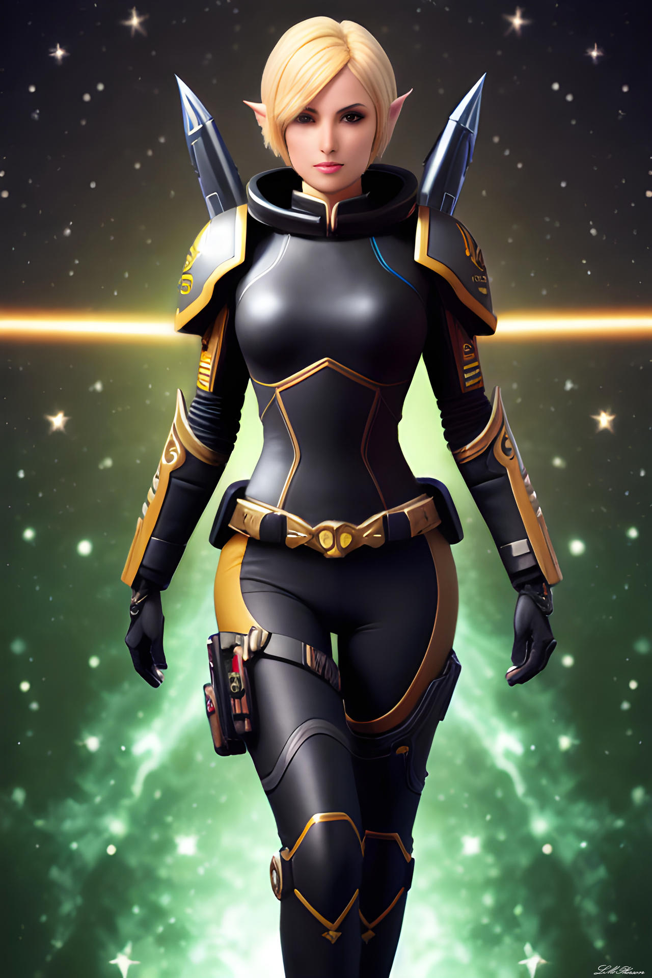 Alien Elf Space Elf by Vyerran on DeviantArt