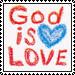 God is Love Stamp