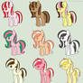 Ice Cream Colored Pony Adoptables(Closed)