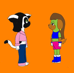 Sonic OCs Chloe and Daphne