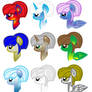 Elemental Profile Ponies 10pt(3 4 9 open)