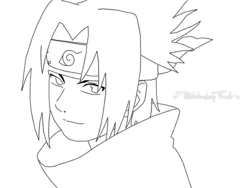 Kleki//Drawing///Saskue Uchiha!