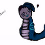 Cute gif of oh_ja_y dancing as a little snake