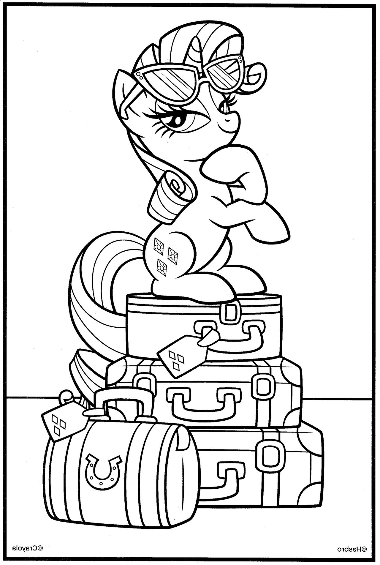 Rarity Mlp Coloring Page Rainbow Dash My Little Pony Rarity Coloring