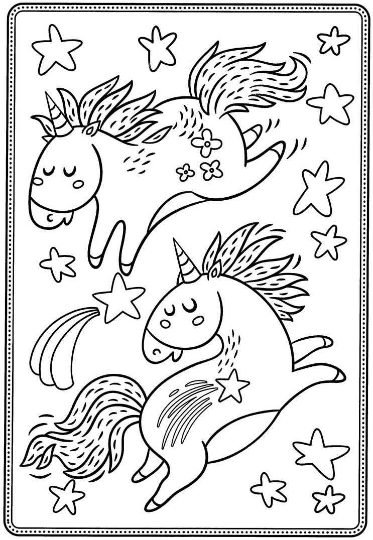 Dibujos-para-colorear-kawaii-unicornios (1) by HuTaolover123 on DeviantArt