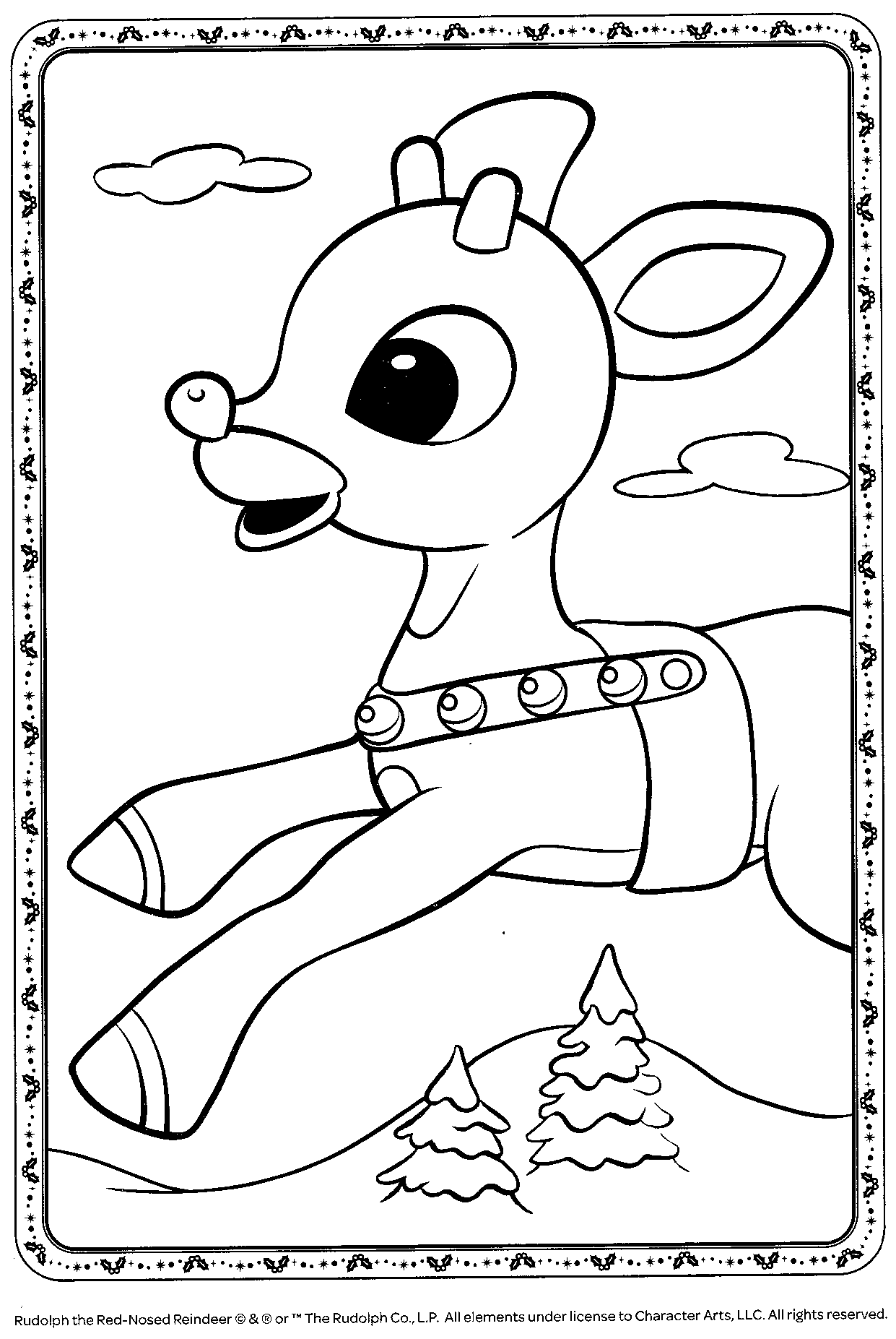 Coloring Rudal 011 Rudolph coloring page by magnificent-coloring on DeviantArt