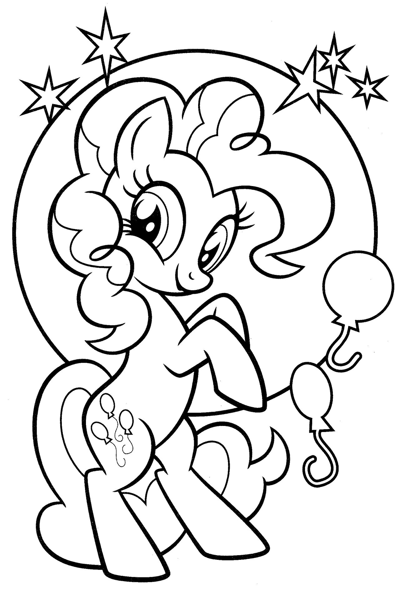 my little pony coloring page