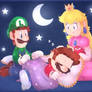Mario is sleeping
