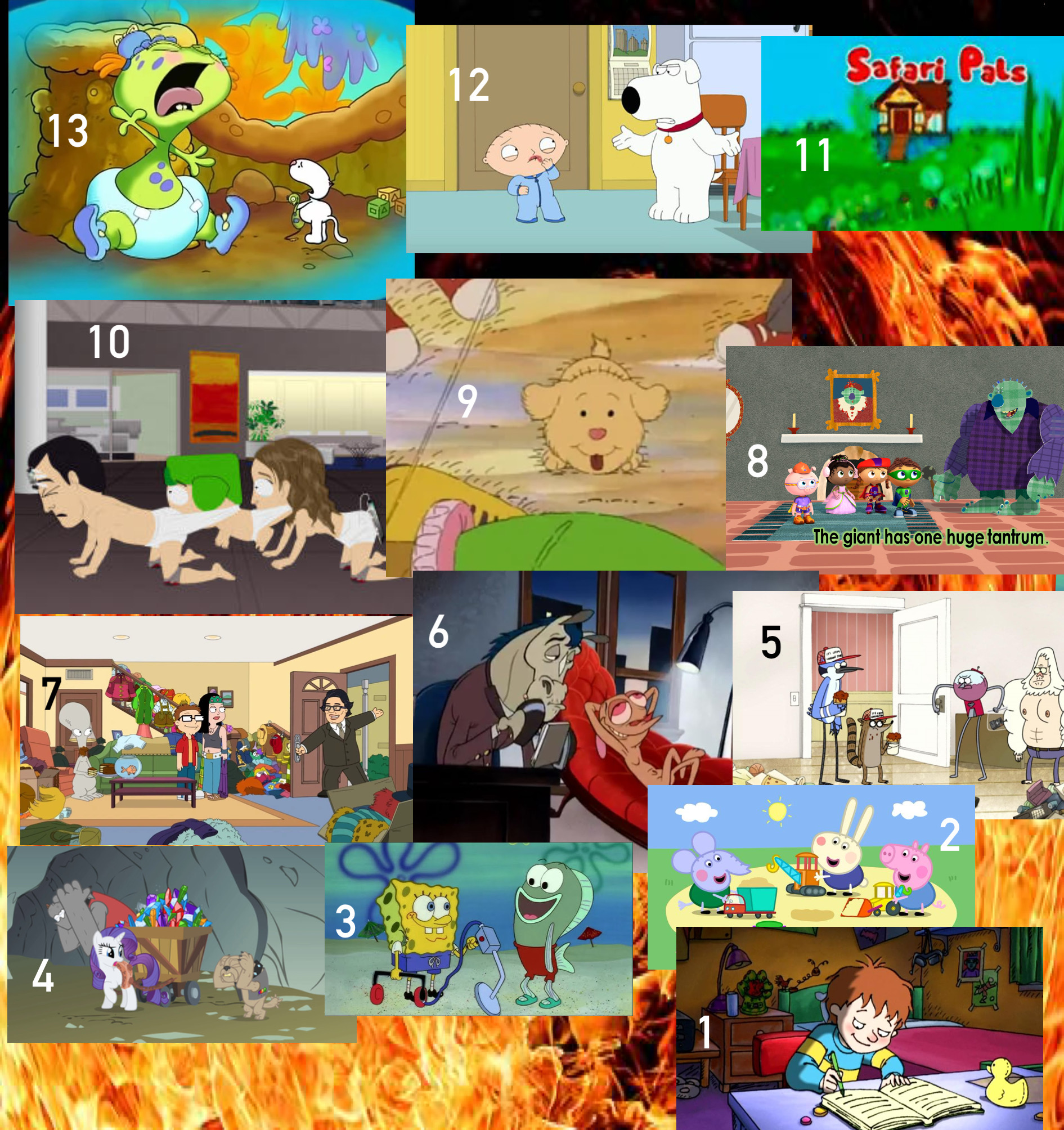 Disgusting Cartoons Top 13 worst cartoon episodes by Katelynluvsart3251 on DeviantArt