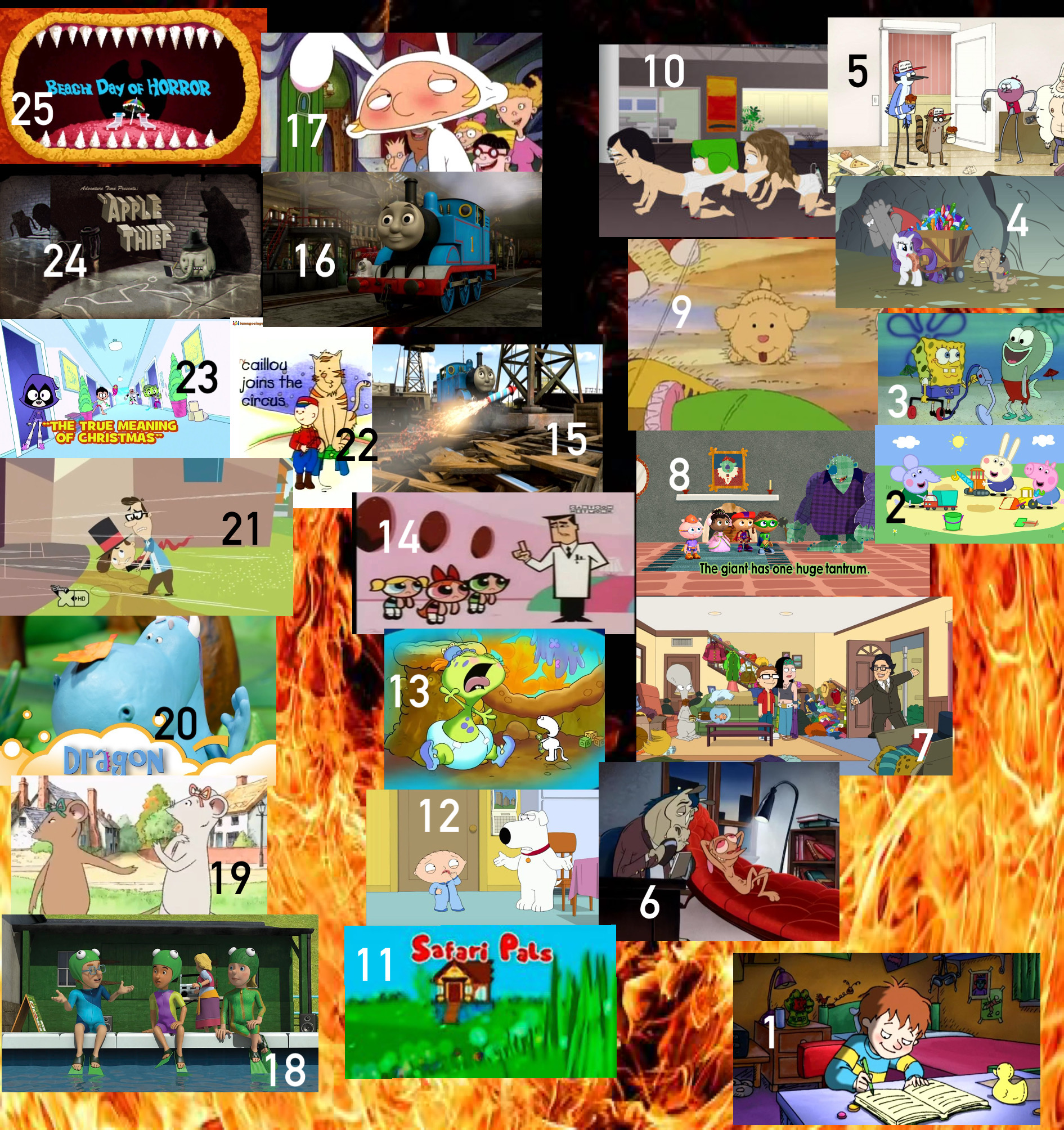 Disgusting Cartoons Top 25 worst cartoon episodes by Katelynluvsart3251 on DeviantArt