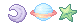 [Pixel Item] Crying Universe Divider (F2U)