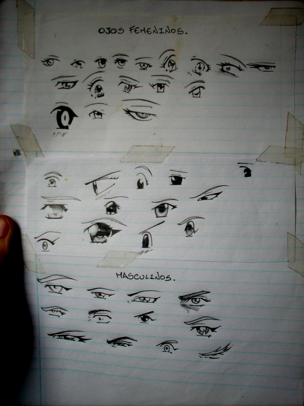 Examples of anime eyes. Ejemplos de ojos anime. by EmersonOvens on DeviantArt Examples of anime eyes. Ejemplos de ojos anime. by EmersonOvens on DeviantArt