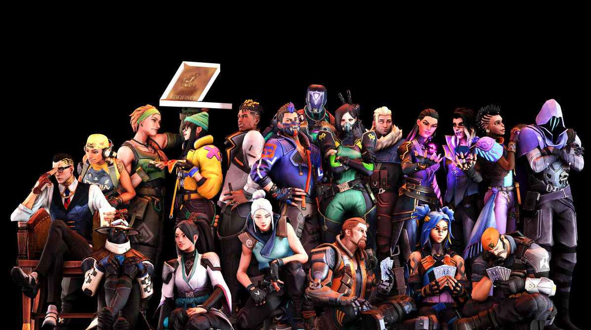 Valorant Group photo attempt by karinscr on DeviantArt