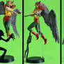 Hawkgirl and Shadow Thief custom figurine