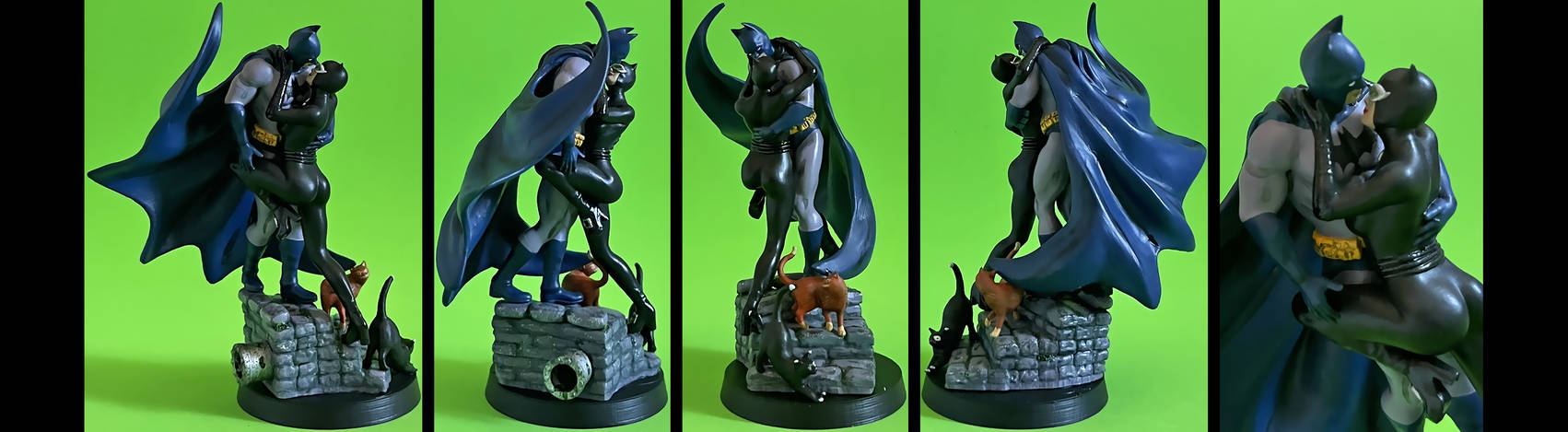 Batman and Catwoman custom figurine