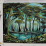 Fantasy Swamp - Oil-Painting