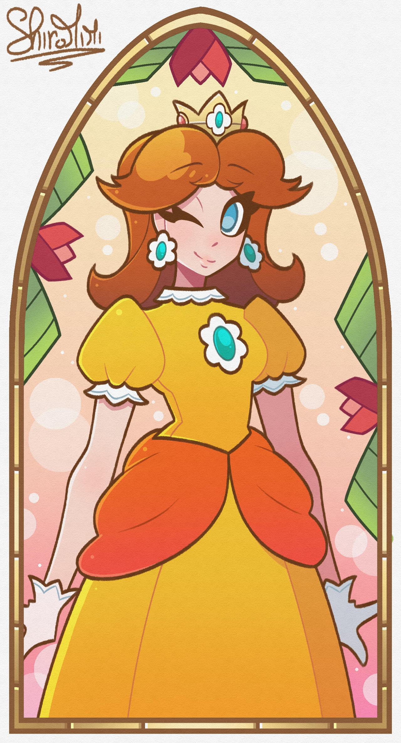 Princess Daisy Fan art by ShiroMimi98 on DeviantArt
