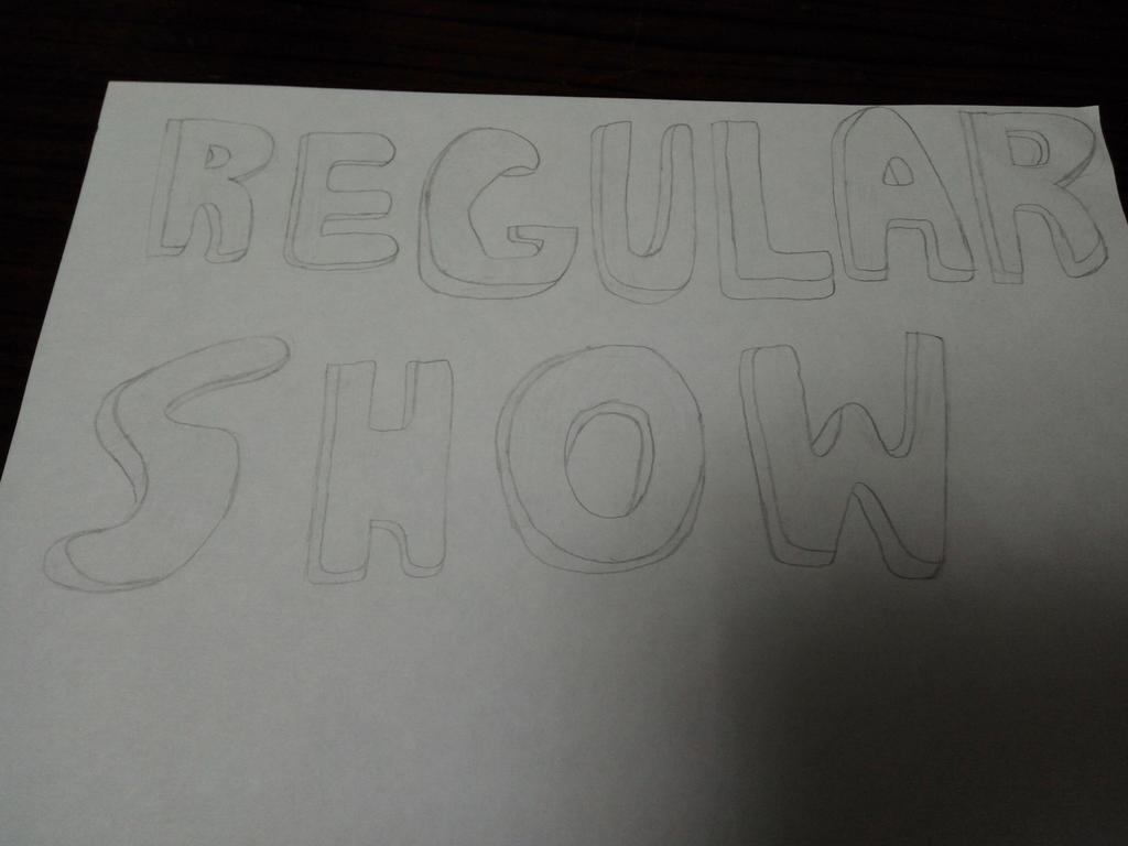 Regular Show Logo by MrMostWanted on DeviantArt