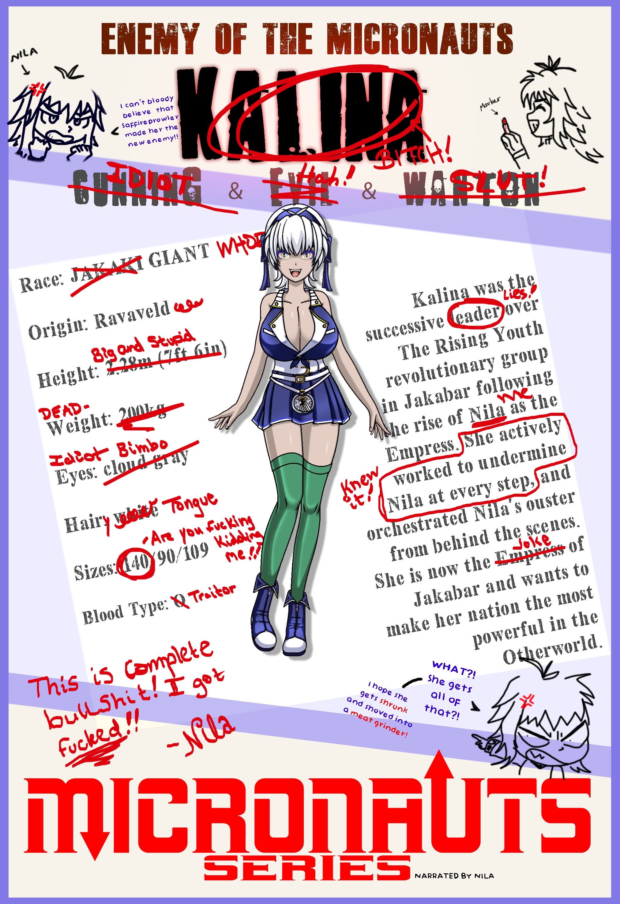 Kalina Ravan: Enemy of The Micronauts by Saffireprowler on DeviantArt