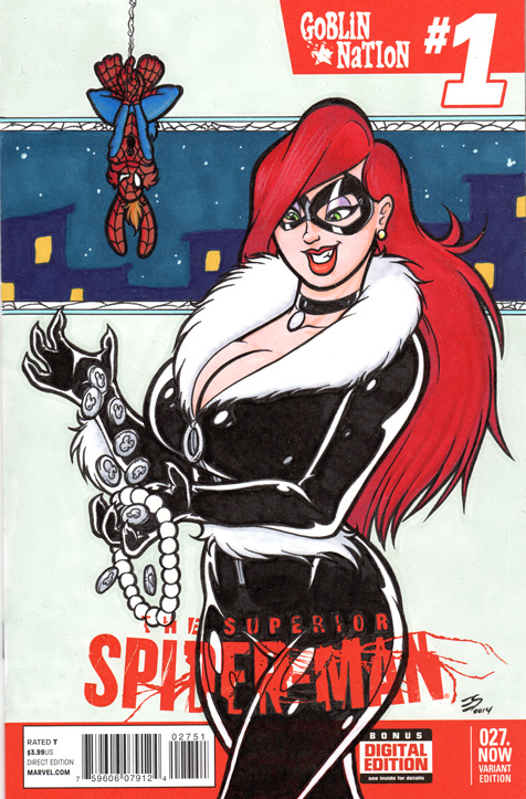 BLACKCAT JESSICA - Superior Spider-Man Blank Cover