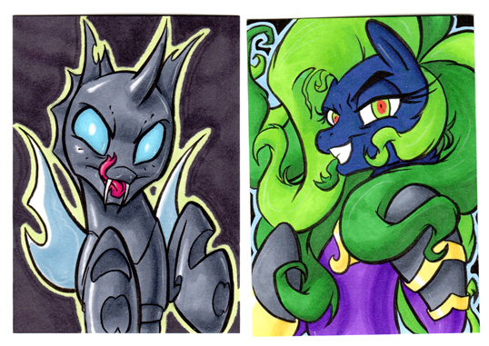 CHANGELING and MANE-IAC Cards