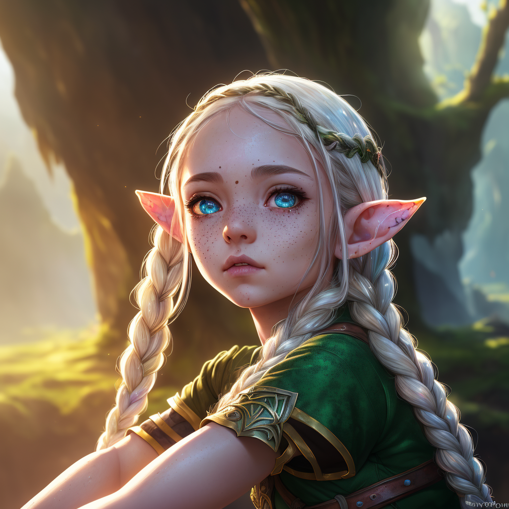 cute little elf girl by stormbackstrom on DeviantArt