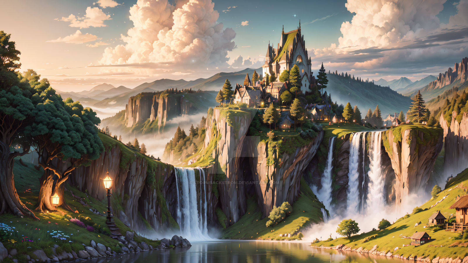 26 Fantasy Backdrops ideas  fantasy, fantasy landscape, fantasy