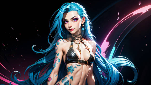 Jinx wallpaper 04