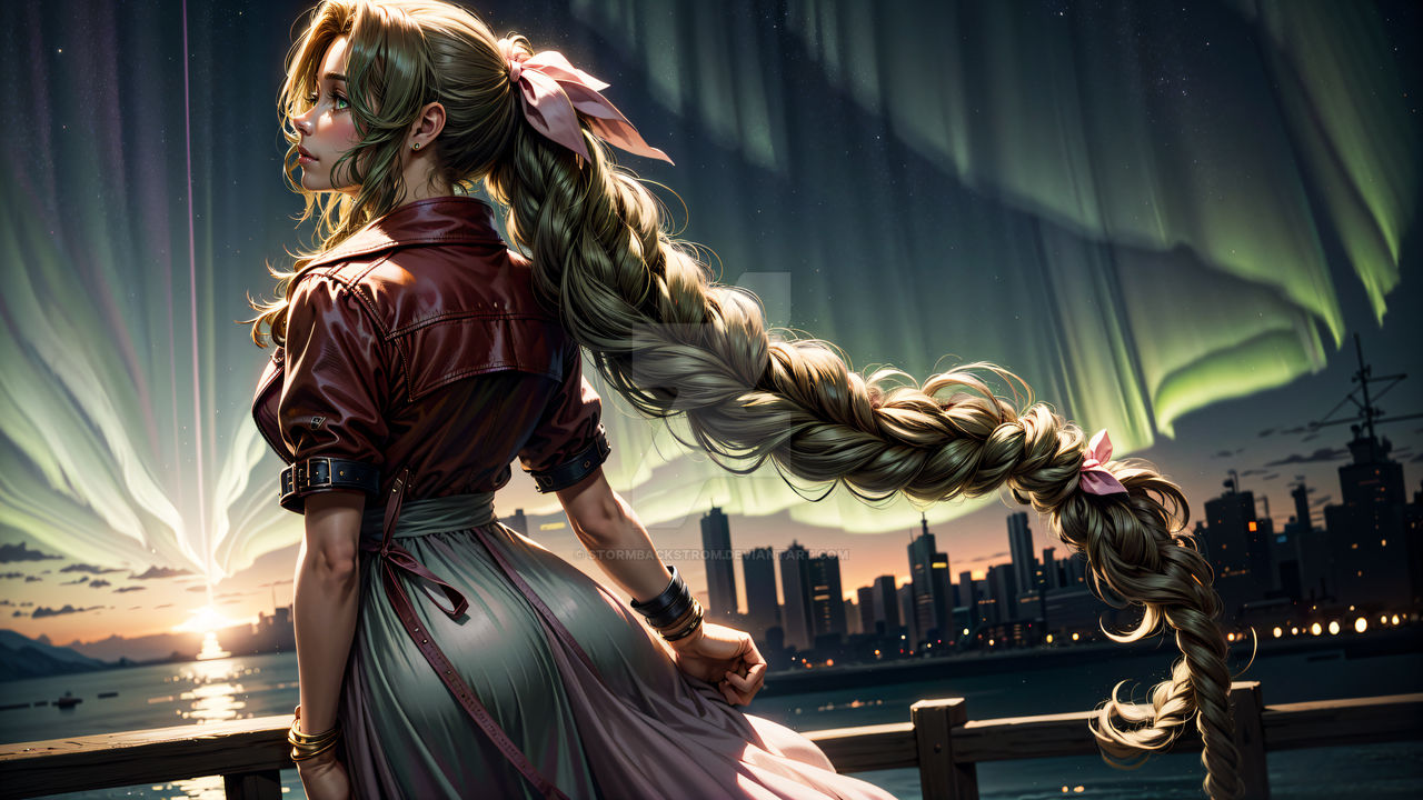 Aerith Wallpaper by stormbackstrom on DeviantArt