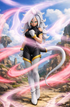 Fan art Dragon Ball fighter Z : C21 alternative