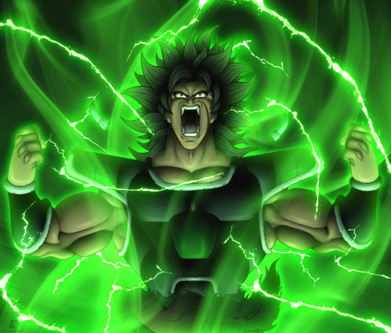 Fan Art Dbs Movie 2018 Broly Is Unleashed By Crakower On
