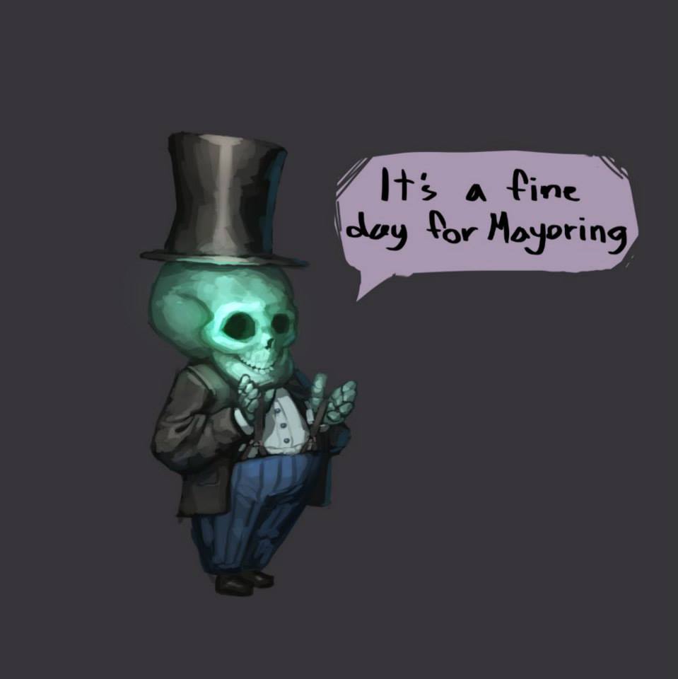 Skeleton Mayor