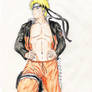 Fan Art Naruto sin camisa